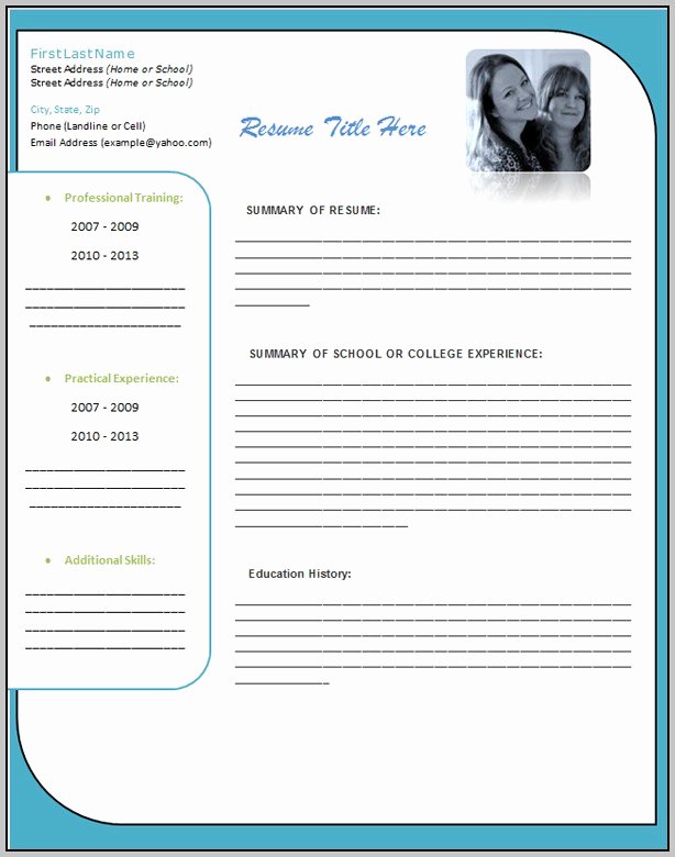 resume template free microsoft 2640