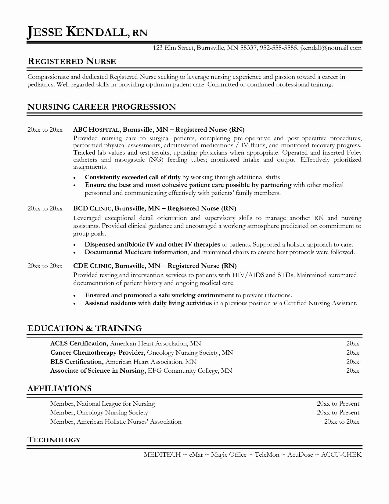 Google Docs Resume Template English