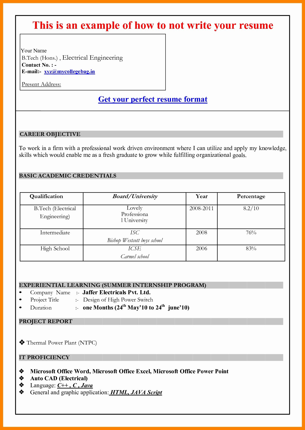 resume template microsoft word 2017