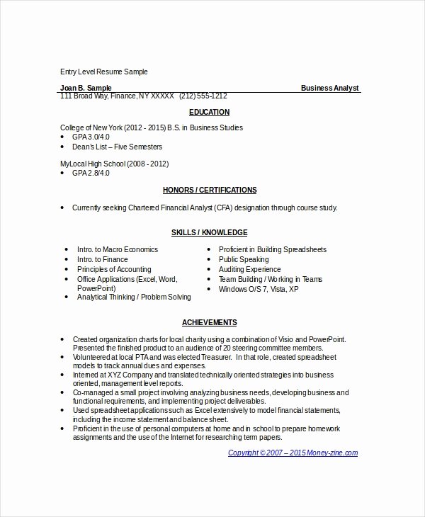 Resume Template Word 10 Free Word Documents Download