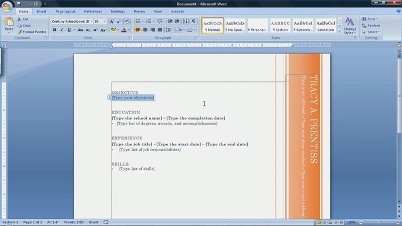 Resume Templates Microsoft Word 2007 How to Find