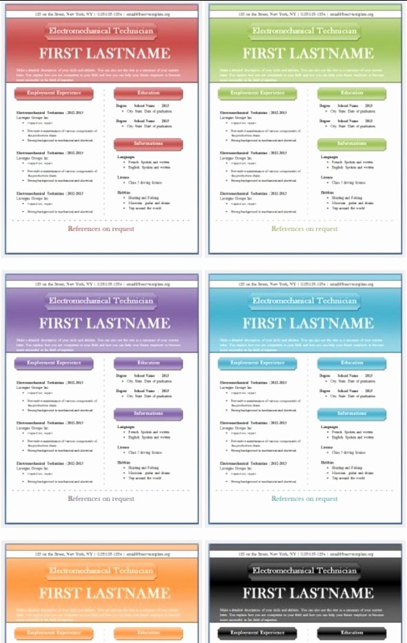 Resume Templates Publisher Best Resume Gallery