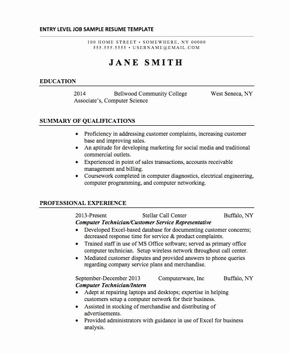 Resumes for College Internships Best Resume Collection