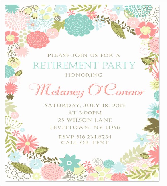 Retirement Party Invitation Template – 36 Free Psd format