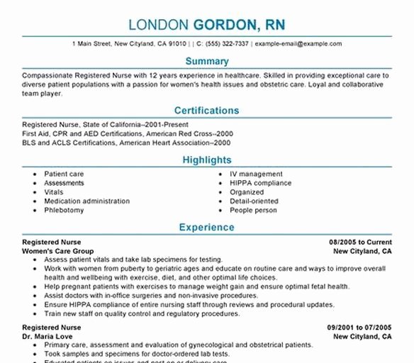 rn resume templates