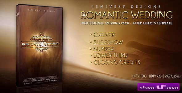 Romantic Wedding after Effects Project Videohive