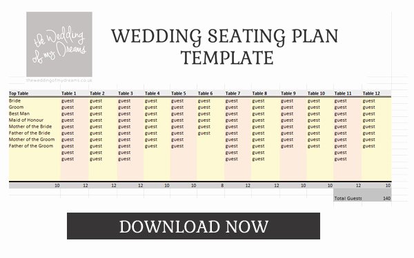 Round Wedding Table Plan Template the Wedding Of My