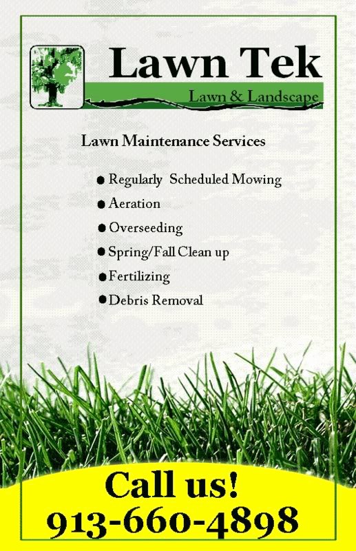 S Residential Lawn Care Flyer Promotions L Free
