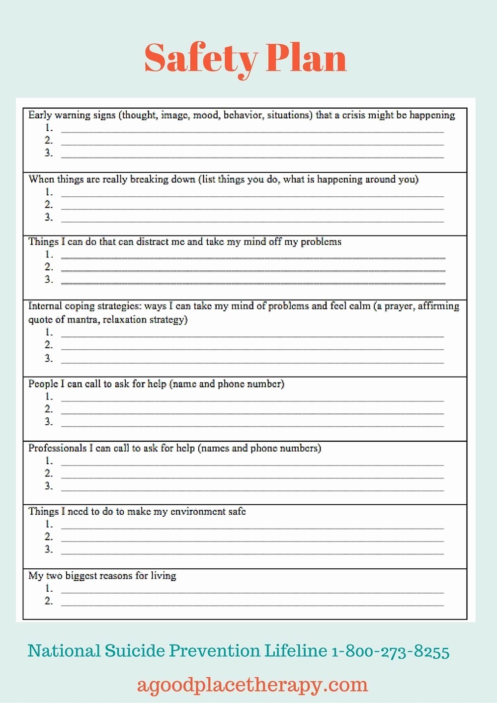 safety plan template