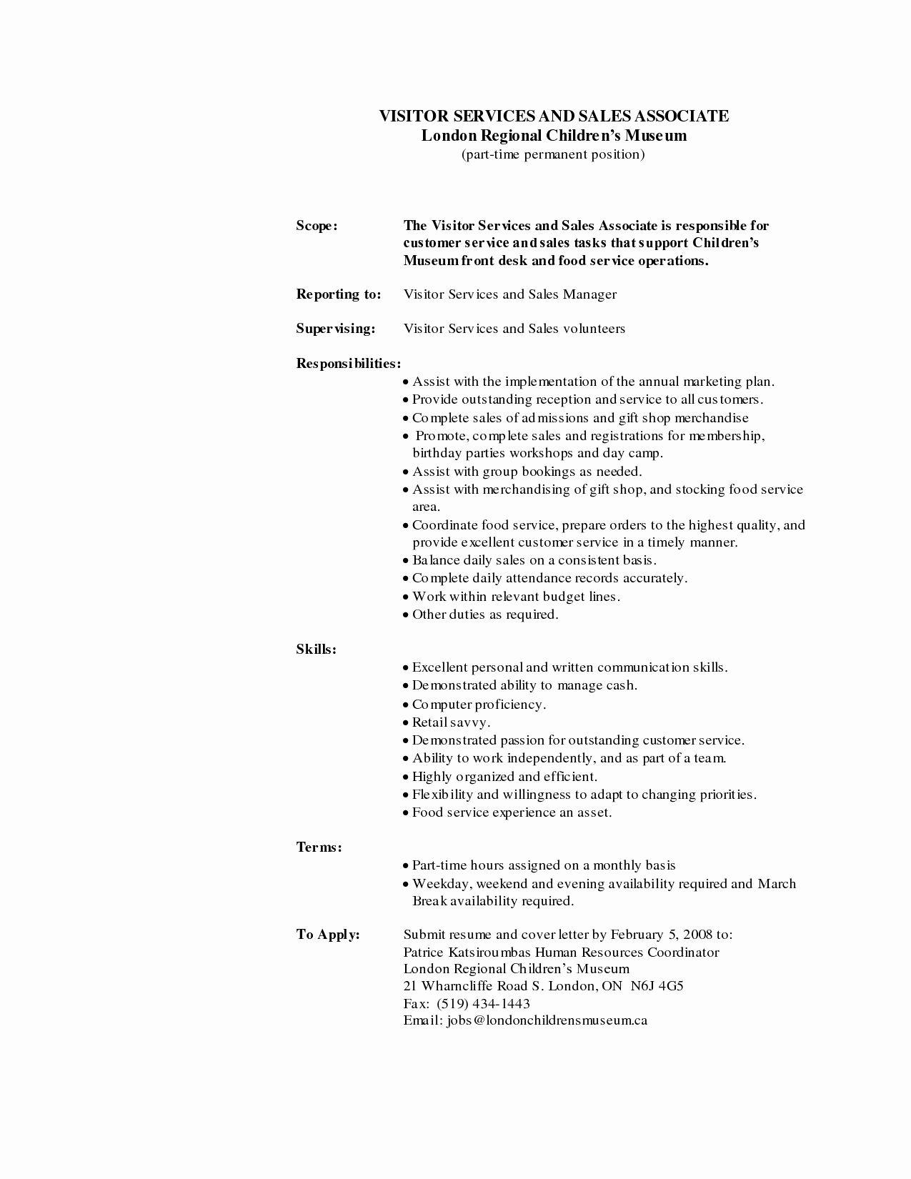 Sales associate Job Descriptions for Resume