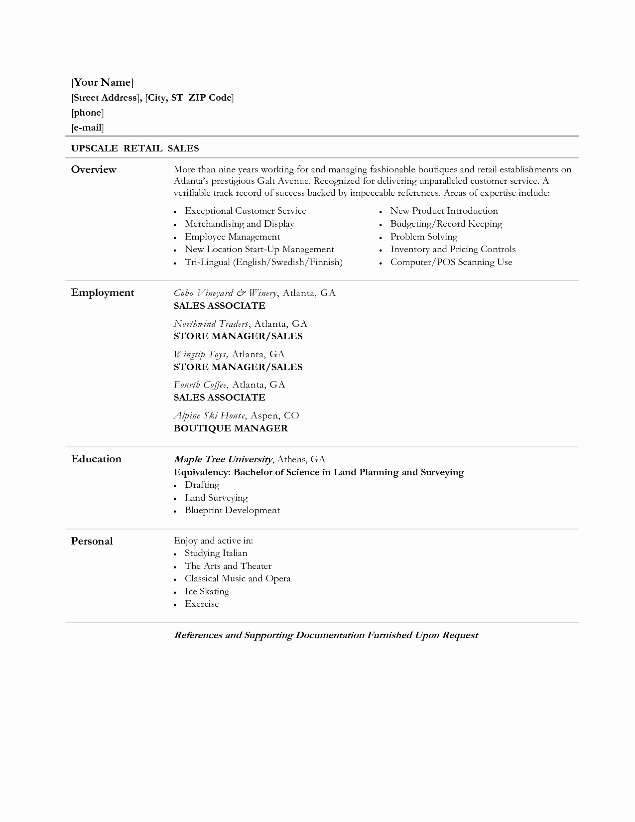 Sales associate Objective In Resume Sample to Write A for