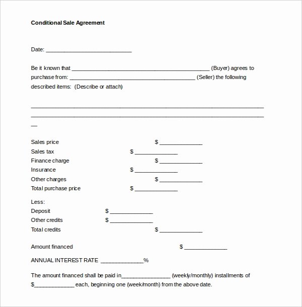 Sales Contract Template 16 Word Pdf Documents Download