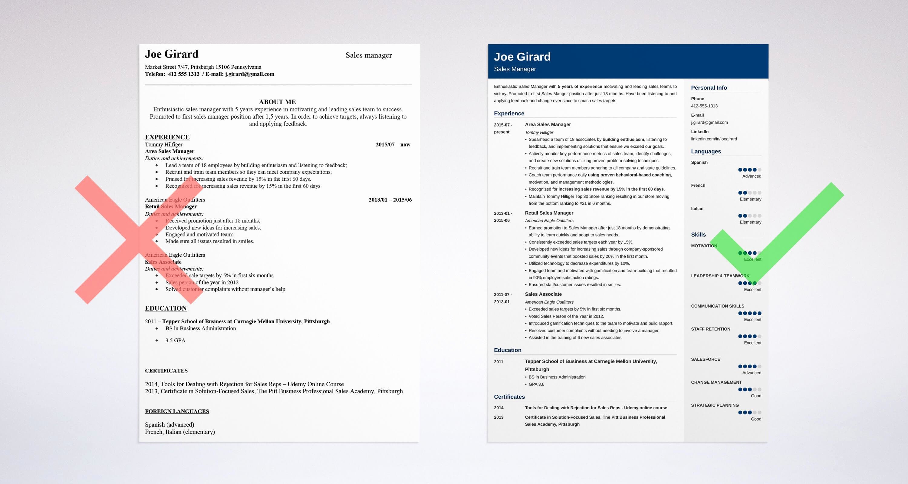 Sales Manager Resume Sample &amp; Plete Guide [ 20 Examples]