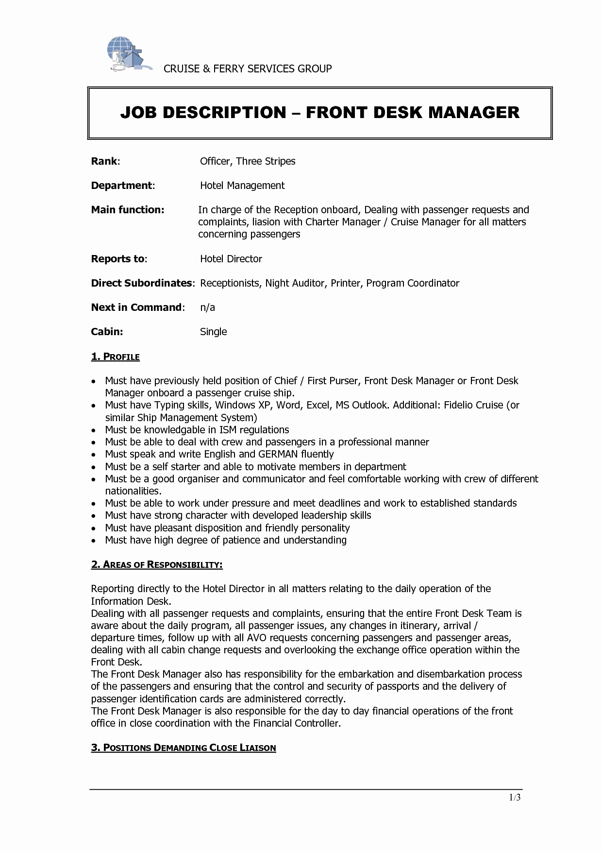 Sample Cover Letter for Entry Level Receptionist Job