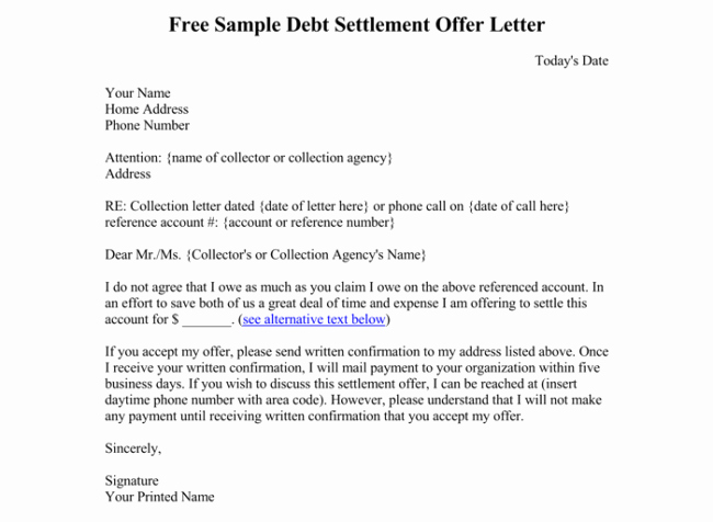 Sample Debt Collection Letter Templates for Debtors