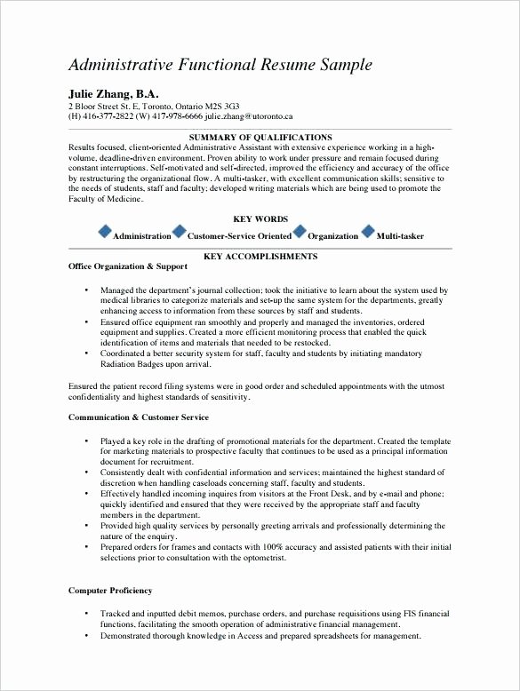 Sample Federal Resume Medical Support assistant