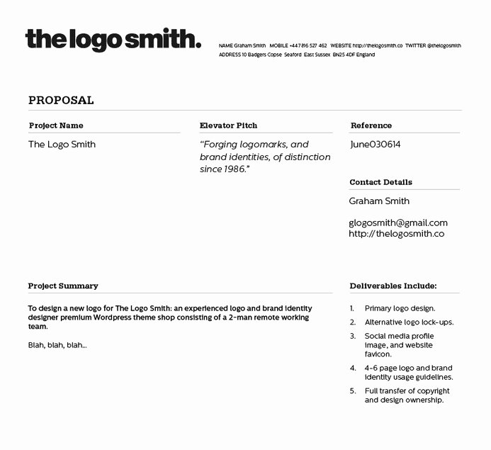 Sample Graphic Design Invoice