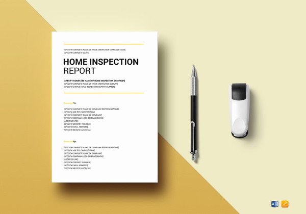 Sample Home Inspection Report Template 9 Free Word Pdf