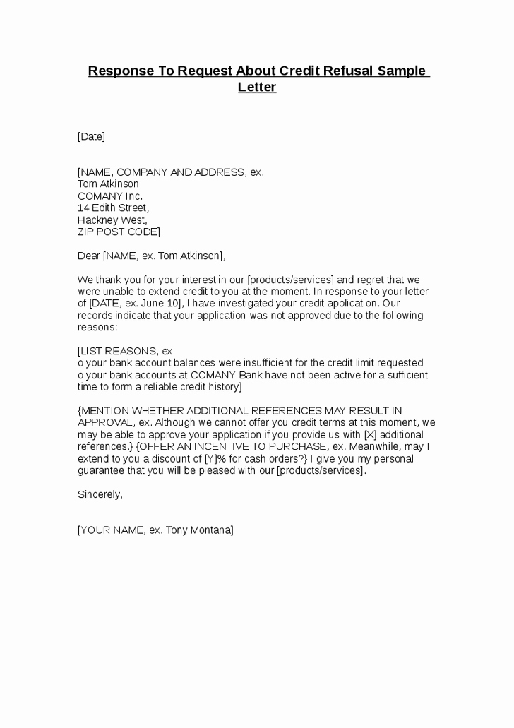 Sample Letter Response to A Request Noplaceleftworld