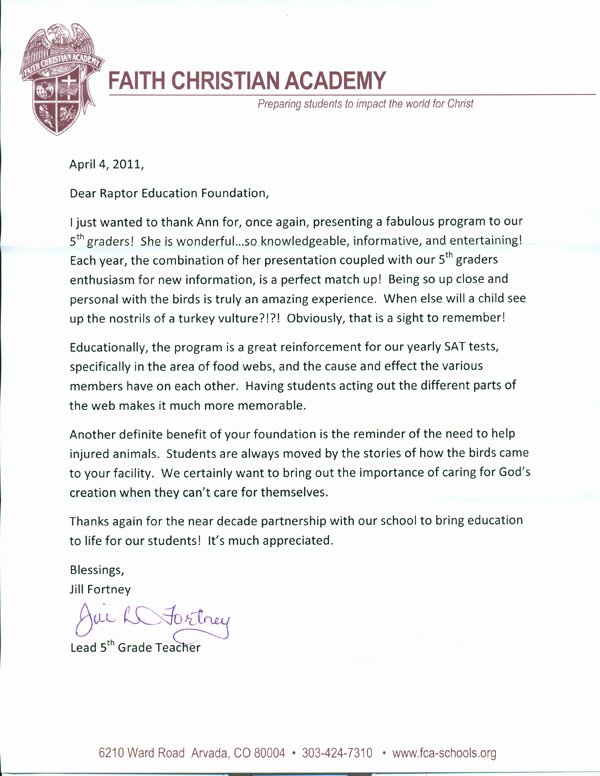 Sample Letter to Parents Regarding Field Trip Armstrong
