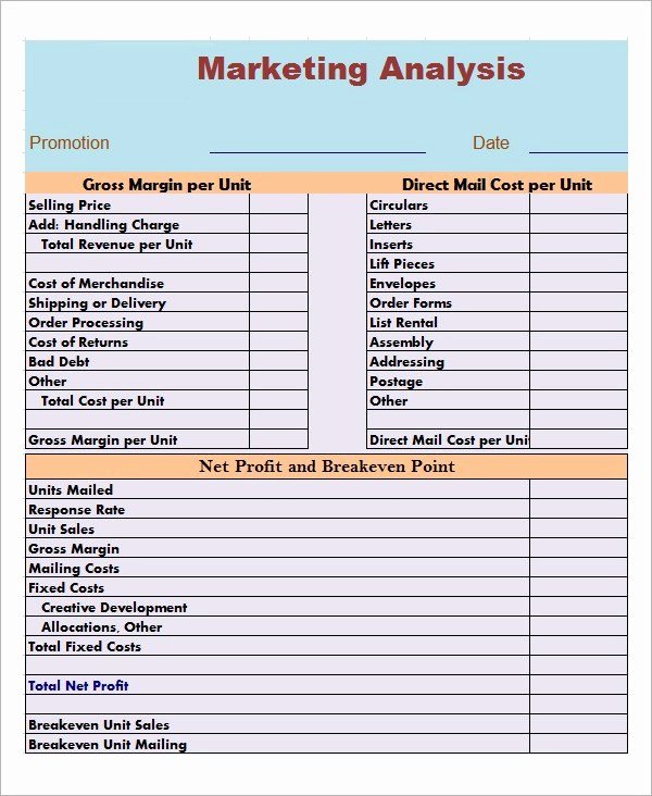 Sample Market Analysis