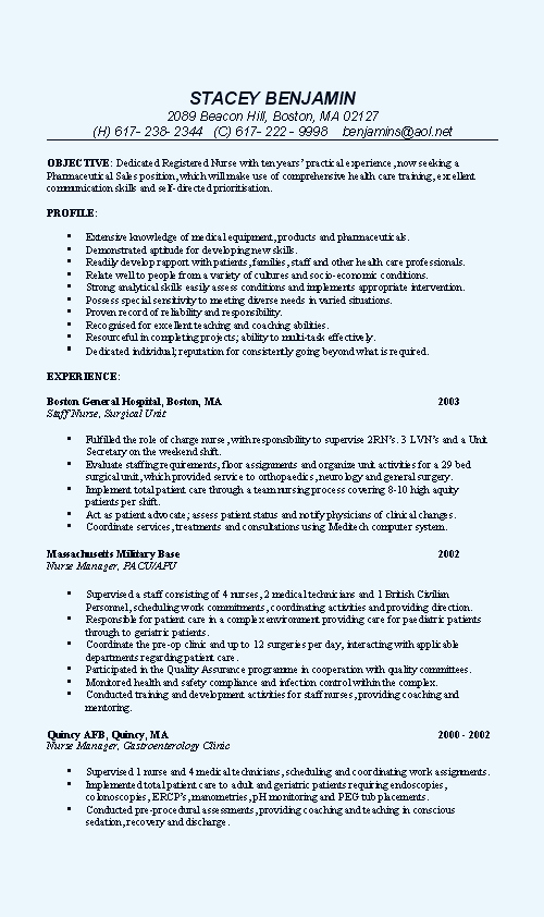 Sample Of A Medical assistant Resume