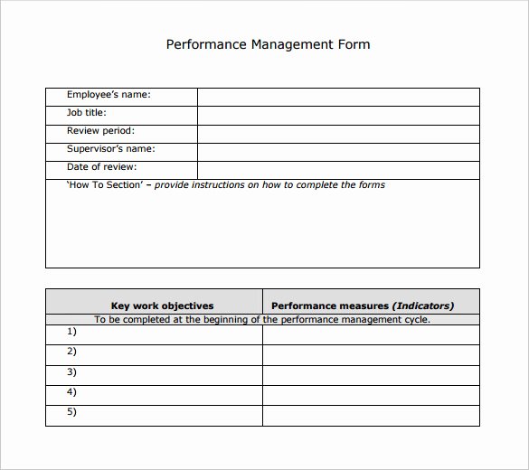 Sample Performance Review Template 7 Documents In Pdf
