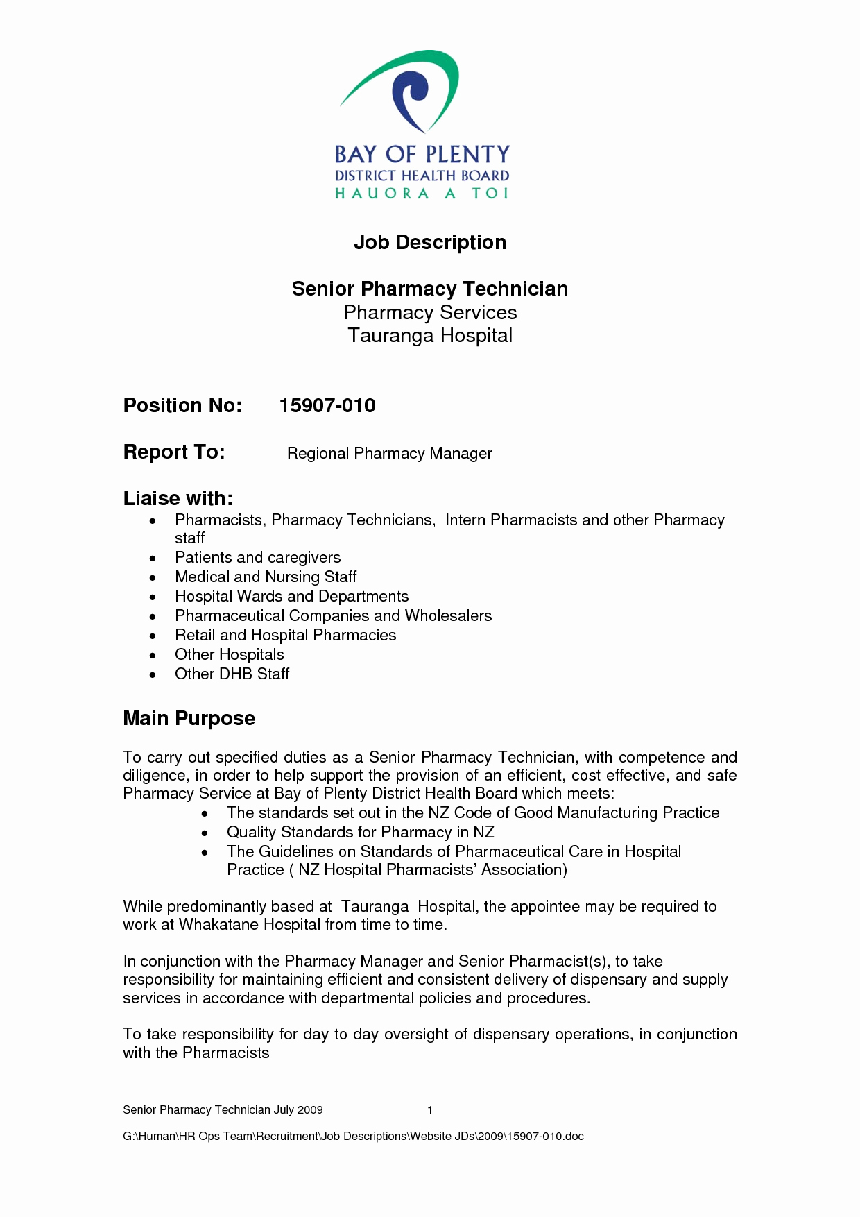 Sample Pharmacy Technician Skills for Resume Bongdaao