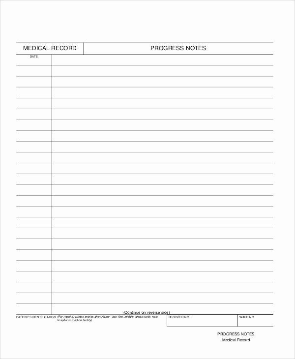 Sample Physician Progress Note Template to Pin On
