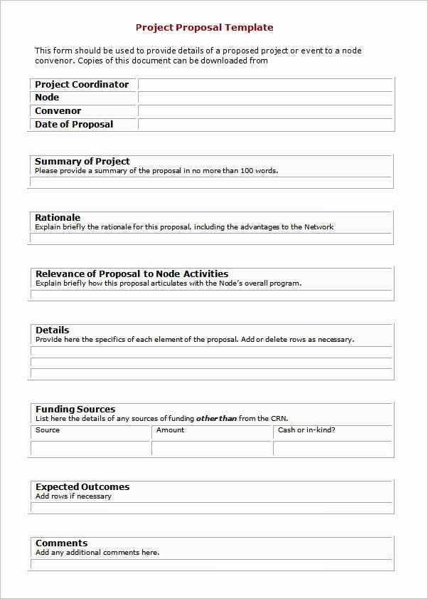 Sample Project Proposal Template 9 Free Documents In