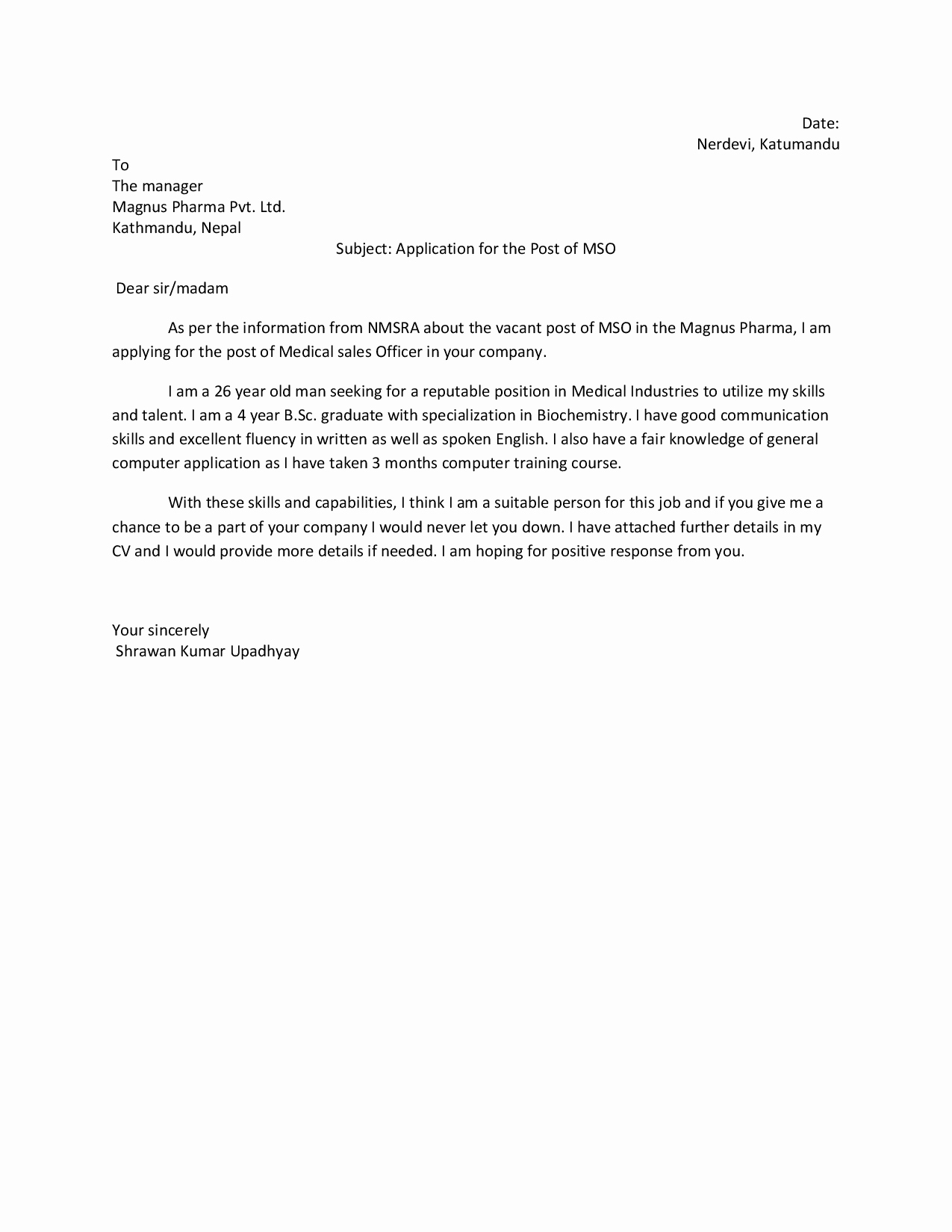 Sample Proposal Letter for Job Fair