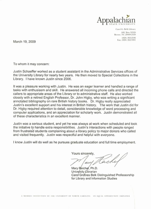 Sample Re Mendation Letter for Graduate Student