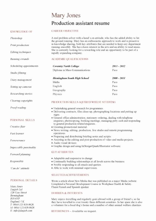 Sample Resume College Student No Experience Best Resume