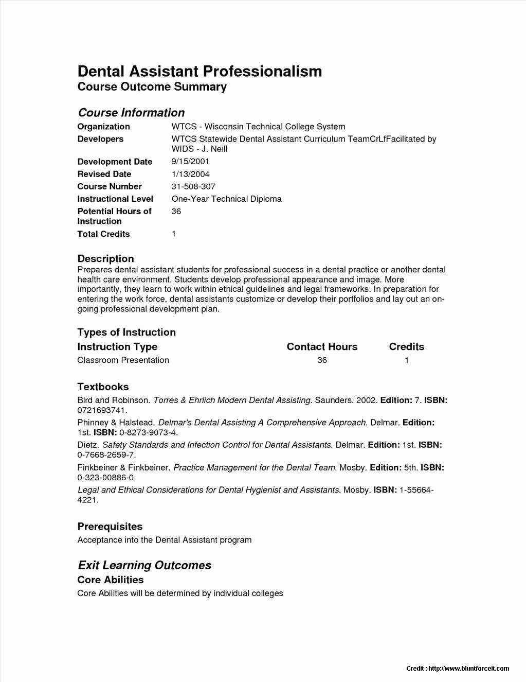 Sample Resume Dental assistant No Experience Resume
