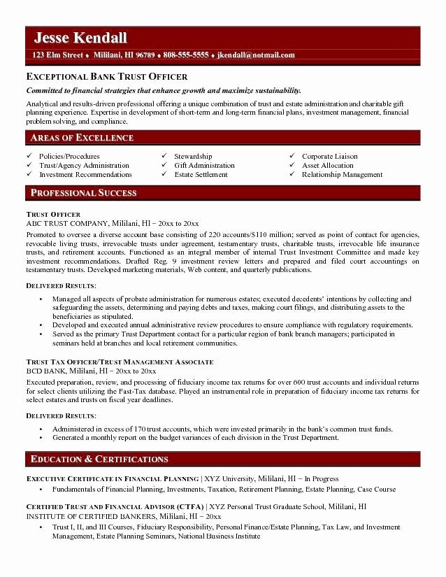 Sample Resume for Bank Teller