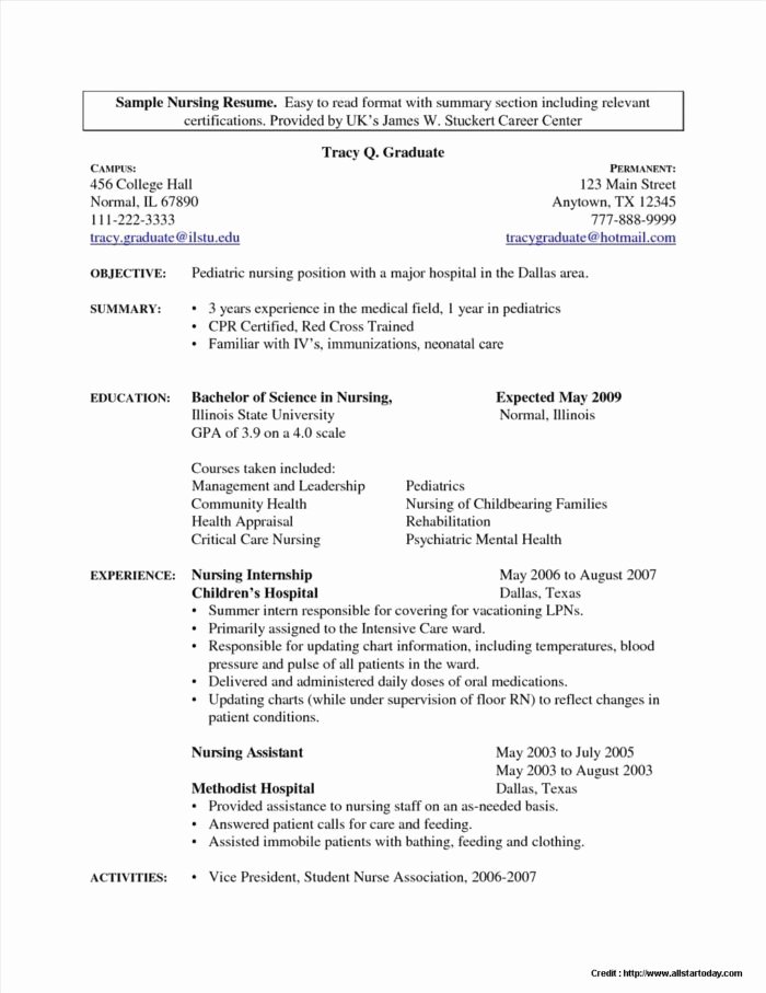 Sample Resume for Medical assistant Externship Resume