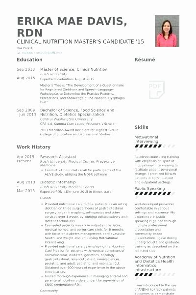Sample Resume for Research Internship Undergraduate