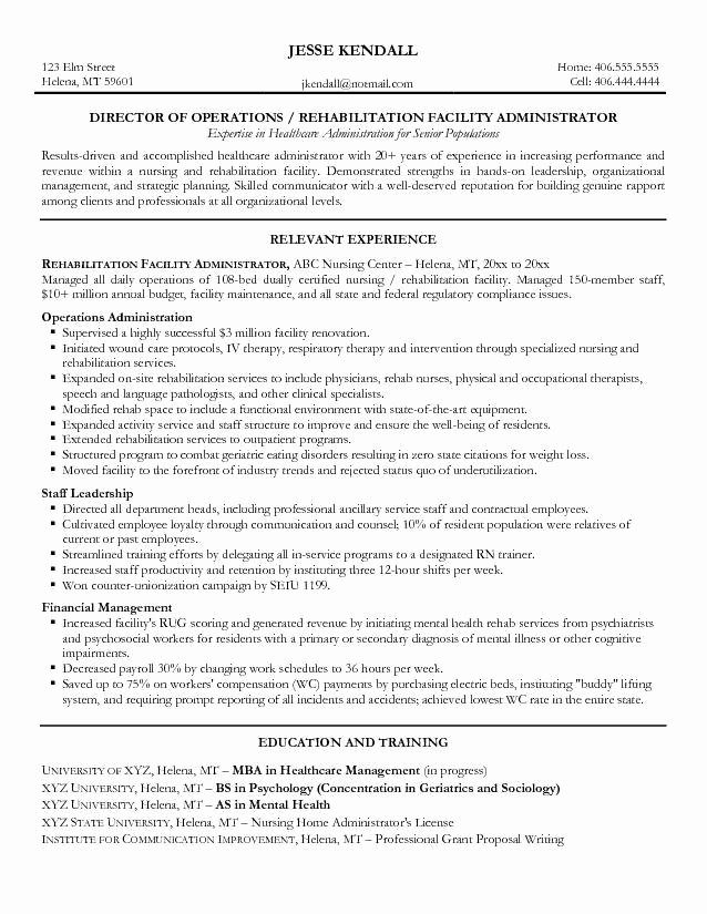 Sample Resume Objectives Health Care