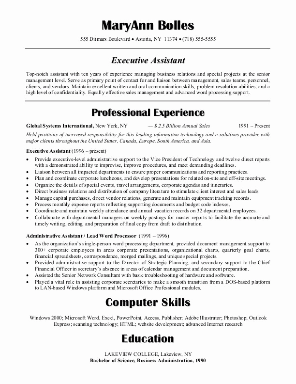 Sample Resume Of Medical Administrative assistant south