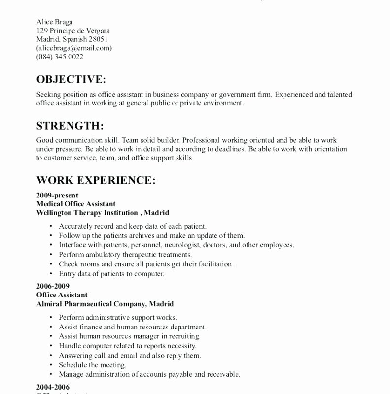 Sample Resumes for Office Manager – Amere