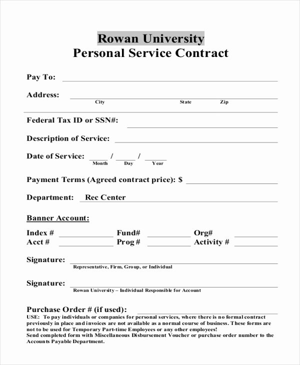 Sample Service Contract form 9 Free Documents In Doc Pdf