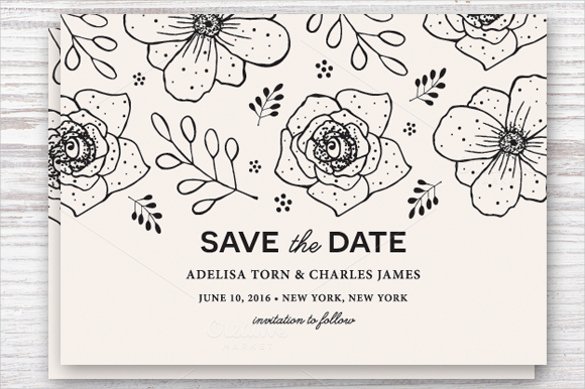 Save the Date Postcard Template – 25 Free Psd Vector Eps