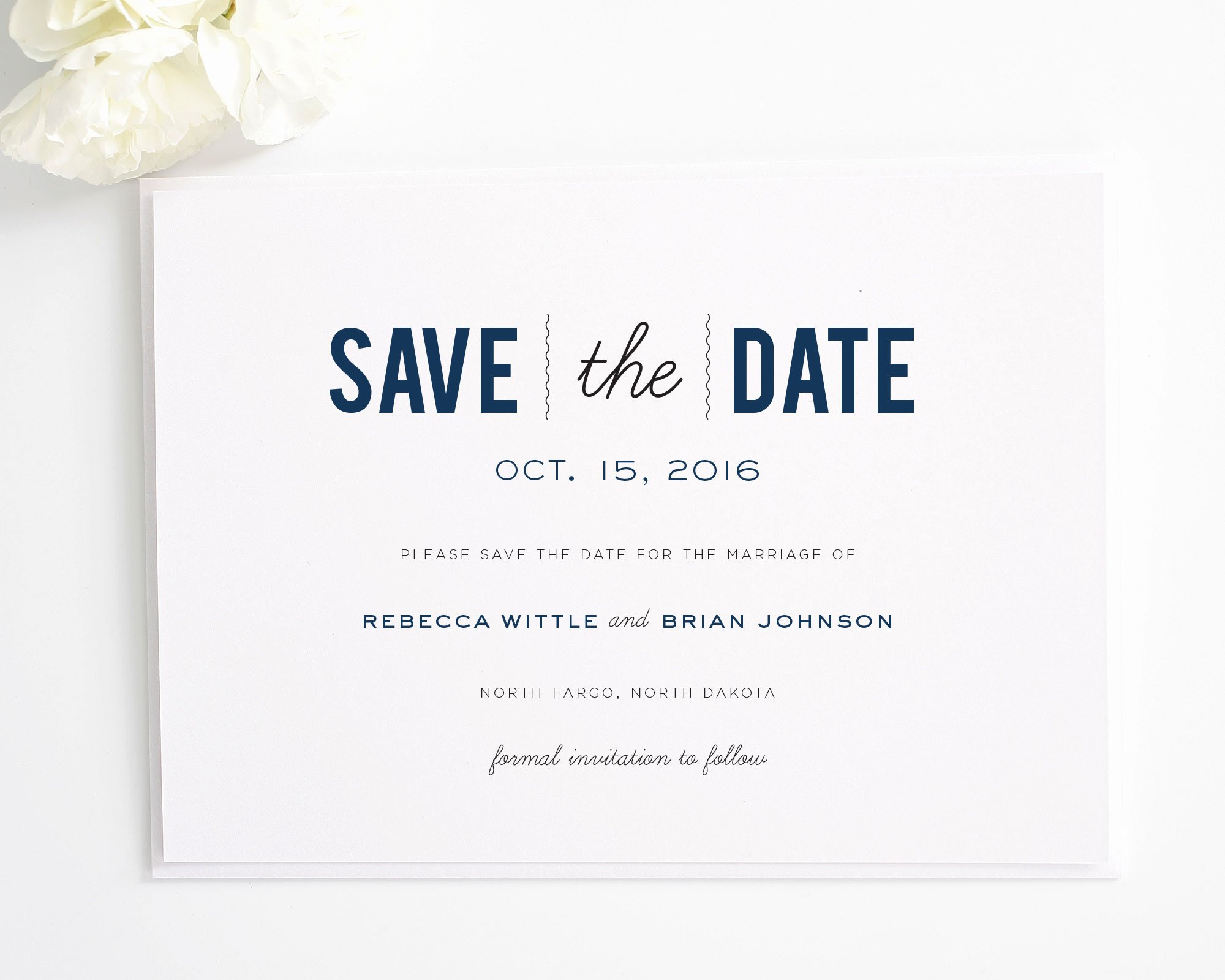 Save the Date Wedding Invitations Save the Date Wedding