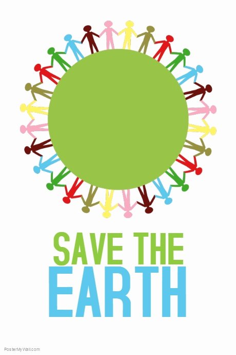 Save the Earth Poster Template