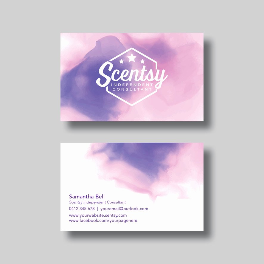 Scentsy Business Card Inked Digital Design by