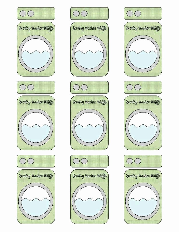 Scentsy Sample Label Template