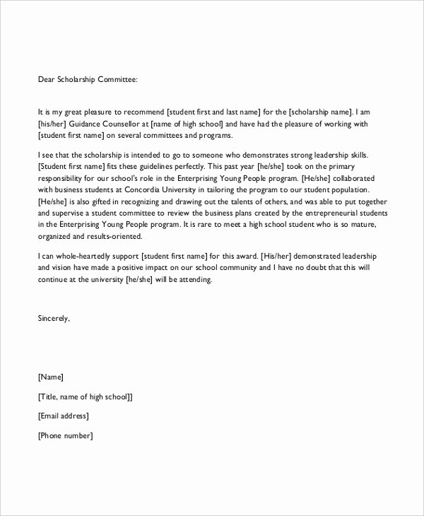 School Reference Letter Template 7 Free Word Pdf