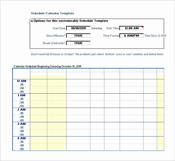 School Schedule Template 13 Free Word Excel Pdf