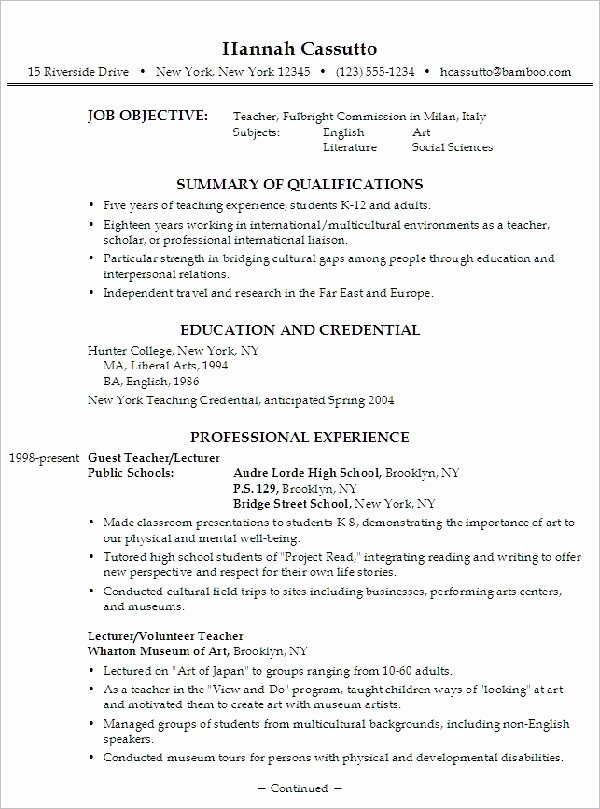 school social worker resume