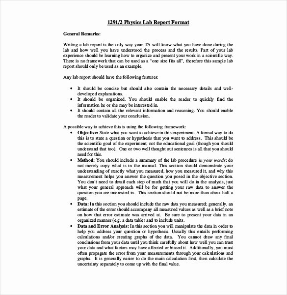 Science Lab Report Outline the Oscillation Band
